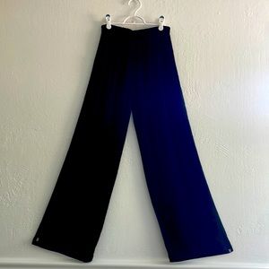 Black Women’s Loungewear, Resort-wear loose fitting pants, size Large